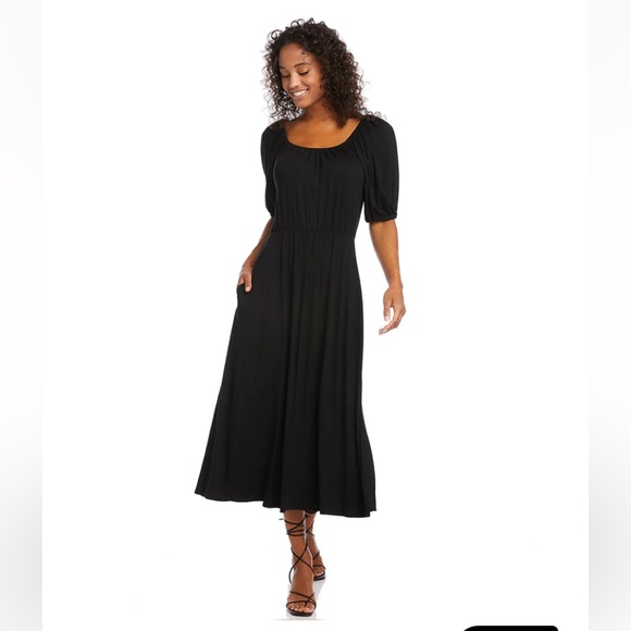 NWOT Karen Kane Peasant Artisan Dress - Picture 3 of 7